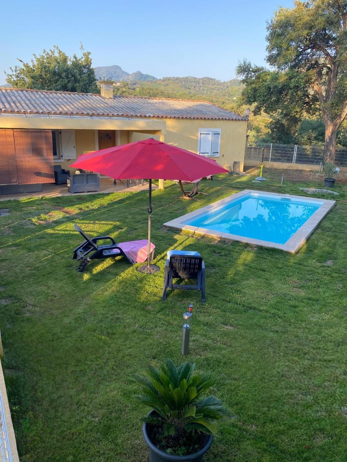 Agreable Rez De Jardin Avec Piscine Et Jacuzzi Apartment Cervione Luaran gambar